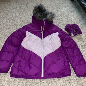 Columbia girls youth medium jacket